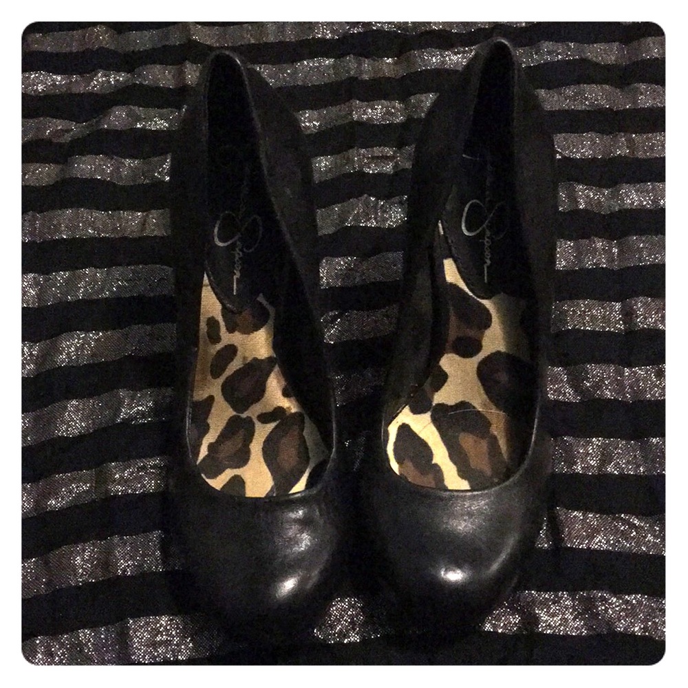 Classic black heels